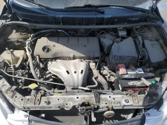 2T1LE4EE8AC016996 - 2010 TOYOTA COROLLA MA S SILVER photo 11