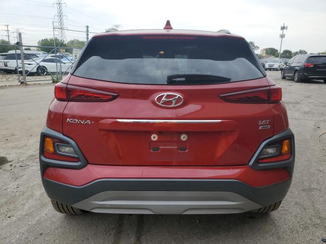 KM8K5CA50MU747775 - 2021 HYUNDAI KONA ULTIMATE RED photo 6