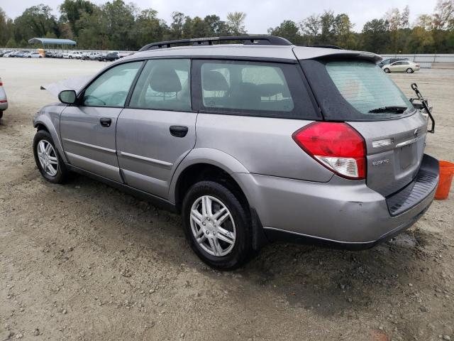 4S4BP60C086365557 - 2008 SUBARU OUTBACK GRAY photo 2