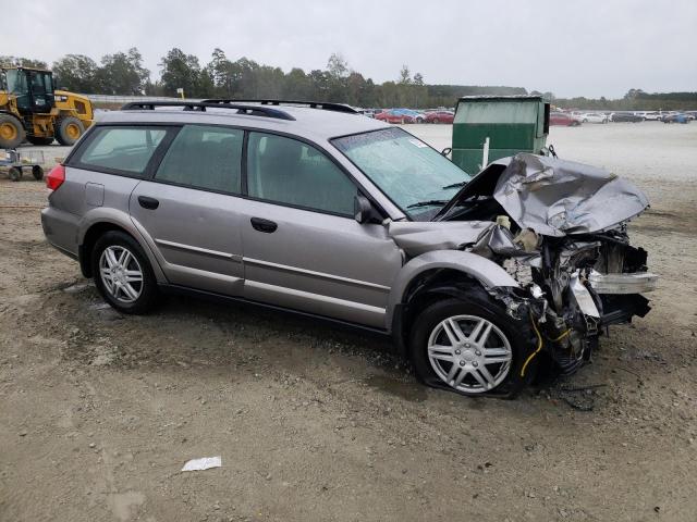 4S4BP60C086365557 - 2008 SUBARU OUTBACK GRAY photo 4