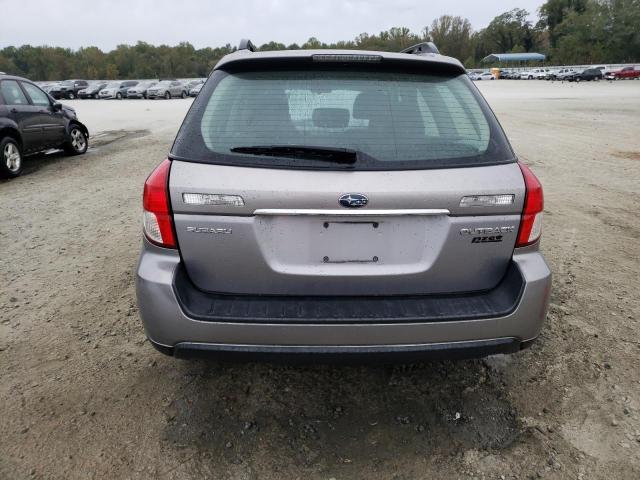 4S4BP60C086365557 - 2008 SUBARU OUTBACK GRAY photo 6