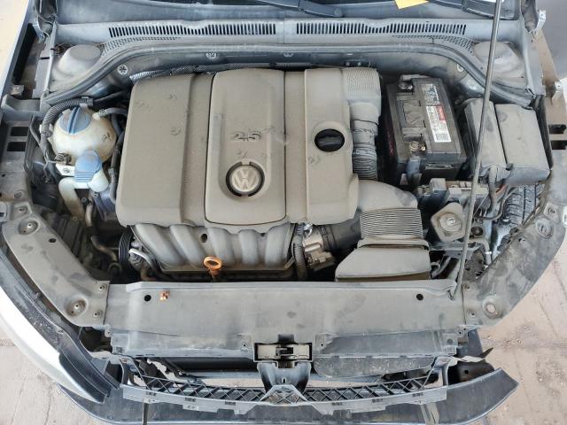 3VWDP7AJ2CM386948 - 2012 VOLKSWAGEN JETTA SE GRAY photo 11