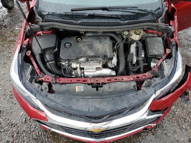3G1BE6SM9KS606043 - 2019 CHEVROLET CRUZE LT RED photo 12