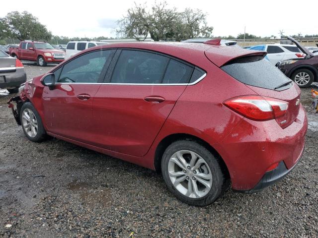 3G1BE6SM9KS606043 - 2019 CHEVROLET CRUZE LT RED photo 2