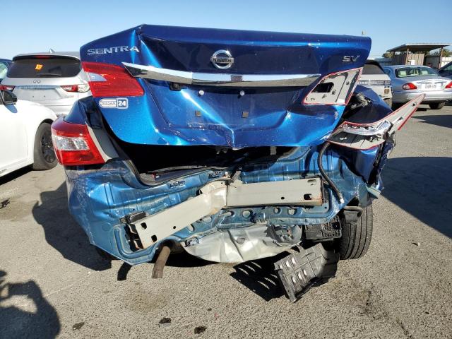 3N1AB7AP4KY425235 - 2019 NISSAN SENTRA S BLUE photo 6