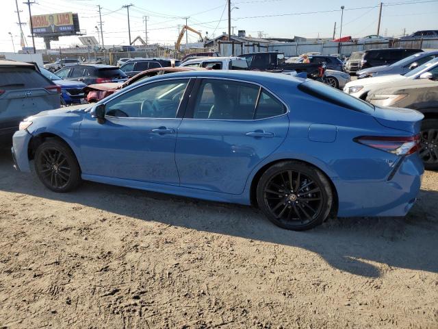 4T1K61AK3PU133525 - 2023 TOYOTA CAMRY XSE BLUE photo 2