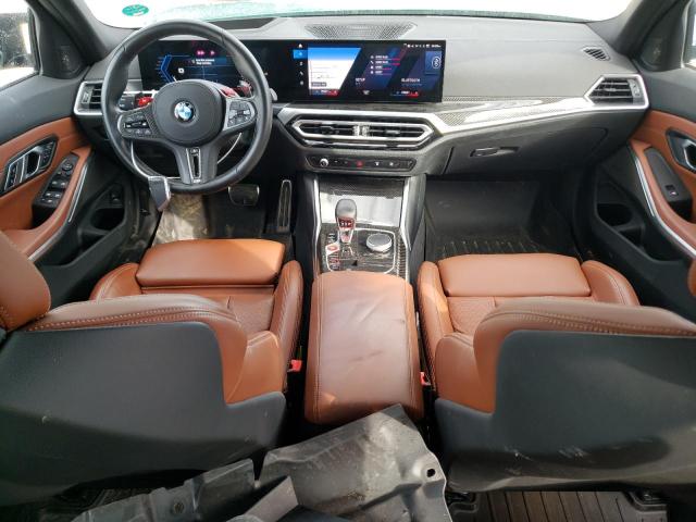 WBS43AY01PFP03285 - 2023 BMW M3 COMPETITION GREEN photo 8