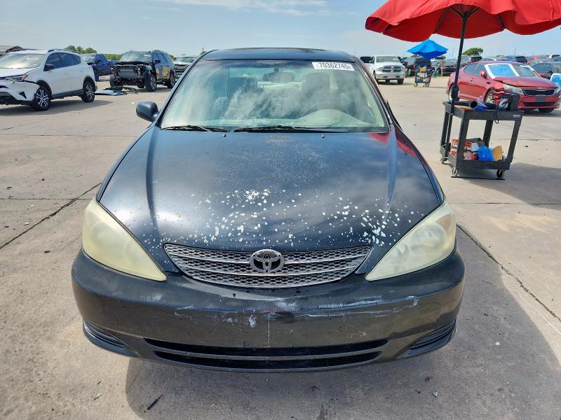4T1BE32K44U299965 - 2004 TOYOTA CAMRY LE BLACK photo 5