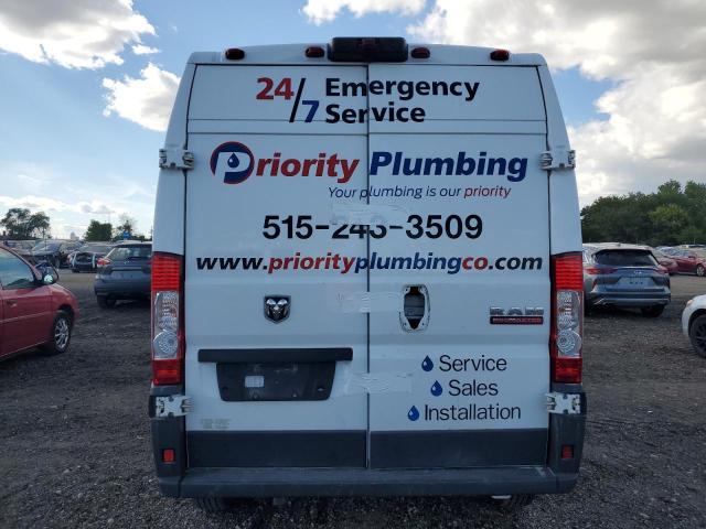 3C6TRVDG8JE140241 - 2018 RAM PROMASTER 2500 HIGH WHITE photo 6