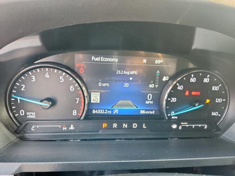 1FMSK7DH3MGB01330 - 2021 FORD EXPLORER XLT ნაცრისფერი ფოტო 9