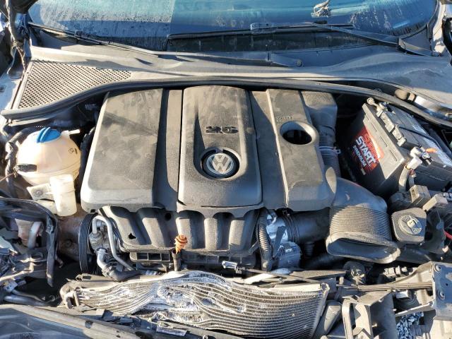 1VWBP7A33CC065477 - 2012 VOLKSWAGEN PASSAT SE GRAY photo 11