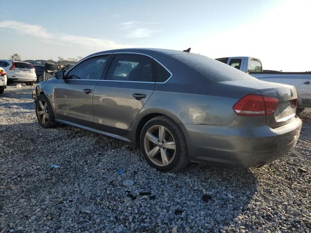 1VWBP7A33CC065477 - 2012 VOLKSWAGEN PASSAT SE GRAY photo 2