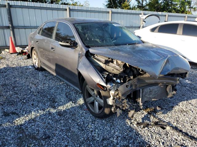 1VWBP7A33CC065477 - 2012 VOLKSWAGEN PASSAT SE GRAY photo 4