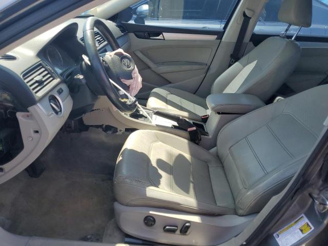 1VWBP7A33CC065477 - 2012 VOLKSWAGEN PASSAT SE GRAY photo 7
