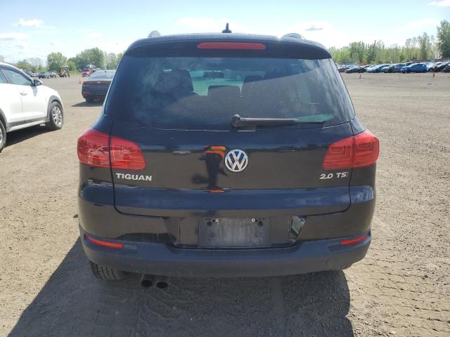 WVGHV7AXXFW534407 - 2015 VOLKSWAGEN TIGUAN S BLACK photo 6