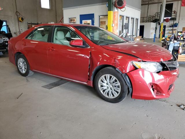 4T4BF1FK6CR234499 - 2012 TOYOTA CAMRY BASE Rojo foto 4
