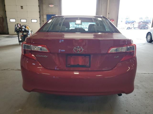 4T4BF1FK6CR234499 - 2012 TOYOTA CAMRY BASE Rojo foto 6