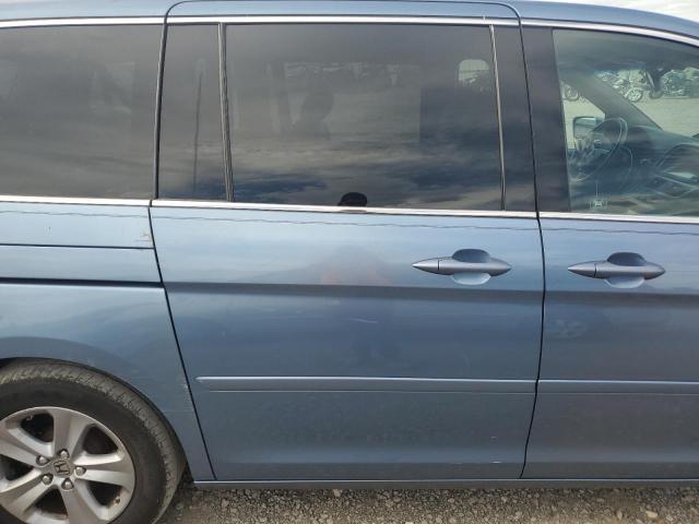 5FNRL38969B044800 - 2009 HONDA ODYSSEY TOURING BLUE photo 11