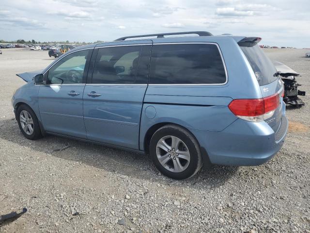 5FNRL38969B044800 - 2009 HONDA ODYSSEY TOURING BLUE photo 2