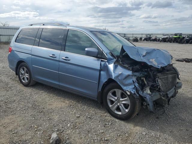 5FNRL38969B044800 - 2009 HONDA ODYSSEY TOURING BLUE photo 4