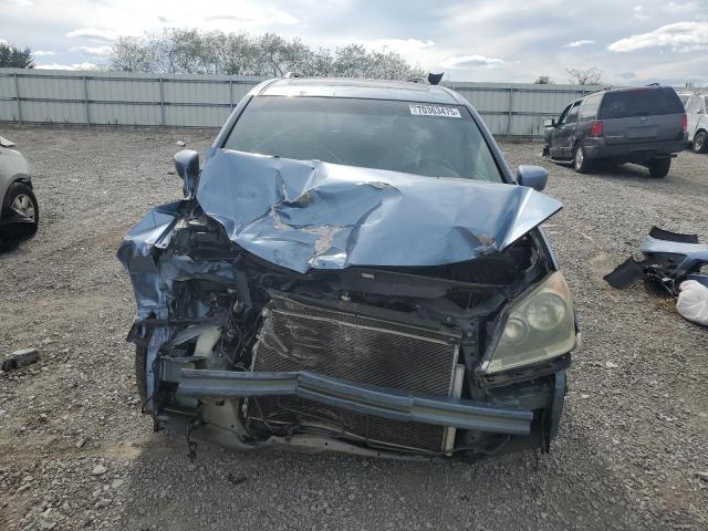 5FNRL38969B044800 - 2009 HONDA ODYSSEY TOURING BLUE photo 5