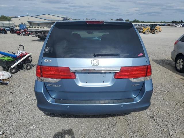5FNRL38969B044800 - 2009 HONDA ODYSSEY TOURING BLUE photo 6