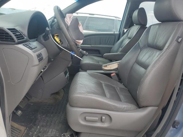 5FNRL38969B044800 - 2009 HONDA ODYSSEY TOURING BLUE photo 7