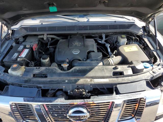 1N6AA0CC2BN301170 - 2011 NISSAN TITAN S GRAY photo 11