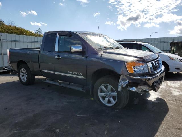 1N6AA0CC2BN301170 - 2011 NISSAN TITAN S GRAY photo 4