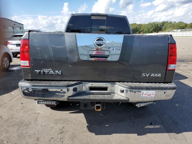 1N6AA0CC2BN301170 - 2011 NISSAN TITAN S GRAY photo 6