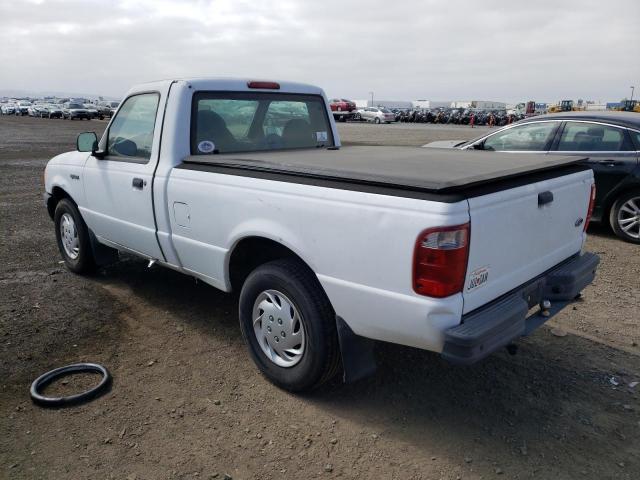 1FTYR10C21PA48651 - 2001 FORD RANGER WHITE photo 2