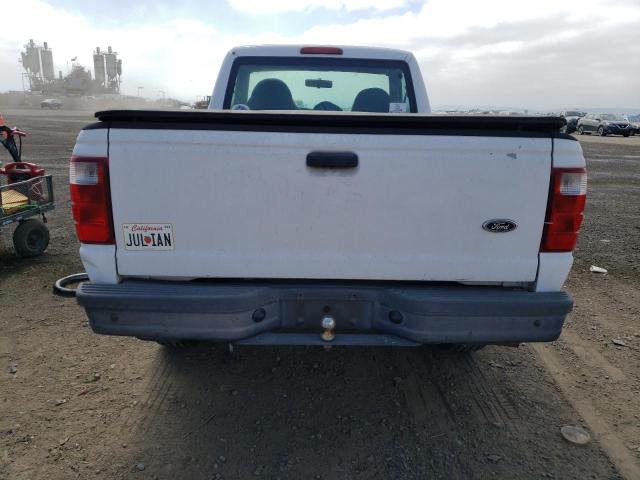 1FTYR10C21PA48651 - 2001 FORD RANGER WHITE photo 6