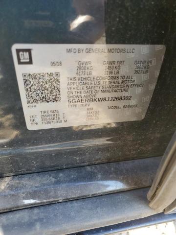 5GAERBKW8JJ268302 - 2018 BUICK ENCLAVE ESSENCE 黑色 照片 13