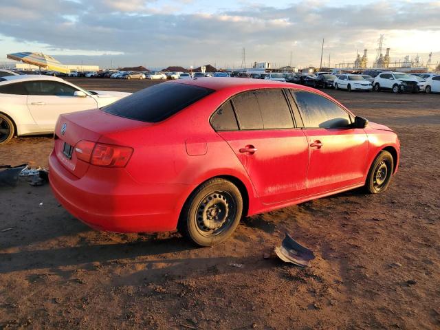 3VW2K7AJ7EM404806 - 2014 VOLKSWAGEN JETTA BASE Qırmızı foto 3
