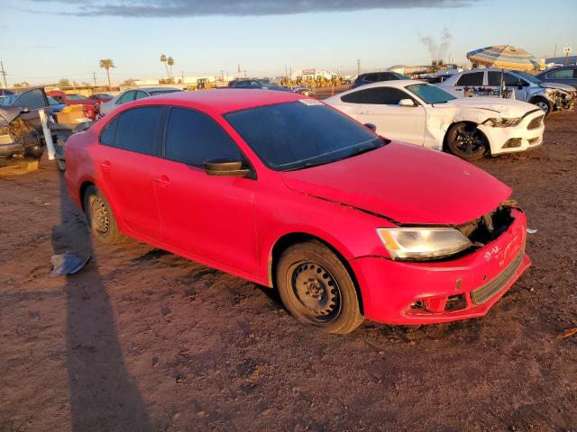 3VW2K7AJ7EM404806 - 2014 VOLKSWAGEN JETTA BASE Qırmızı foto 4