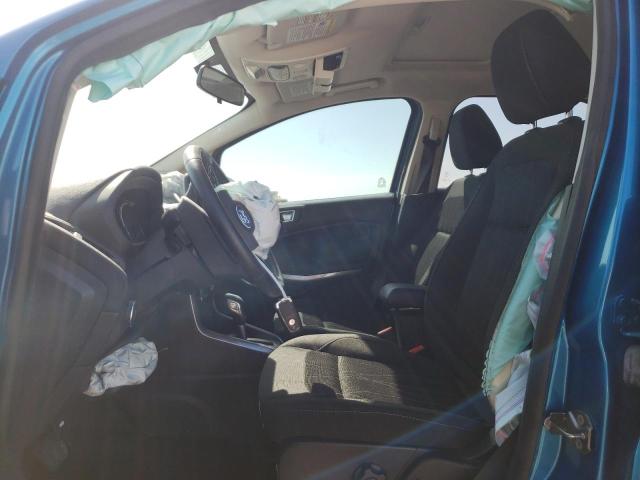 MAJ3S2GE8KC303667 - 2019 FORD ECOSPORT SE BLUE photo 7