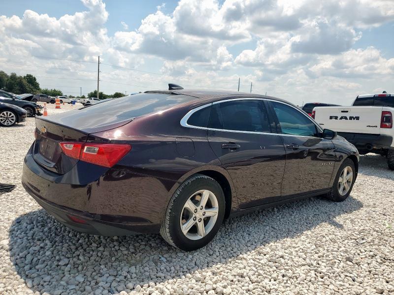 1G1ZB5ST7MF036866 - 2021 CHEVROLET MALIBU LS BURGUNDY photo 3