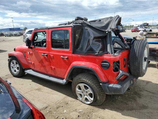 1C4HJXEG2JW255195 - 2018 JEEP WRANGLER U SAHARA RED photo 2