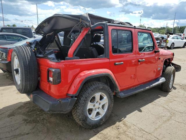 1C4HJXEG2JW255195 - 2018 JEEP WRANGLER U SAHARA RED photo 3
