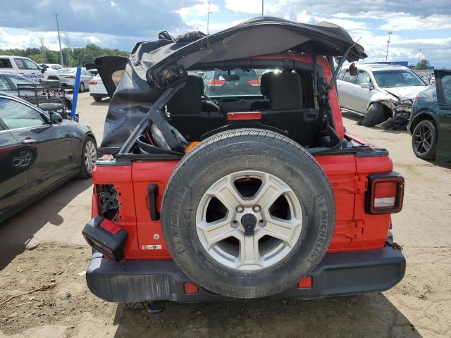 1C4HJXEG2JW255195 - 2018 JEEP WRANGLER U SAHARA RED photo 6