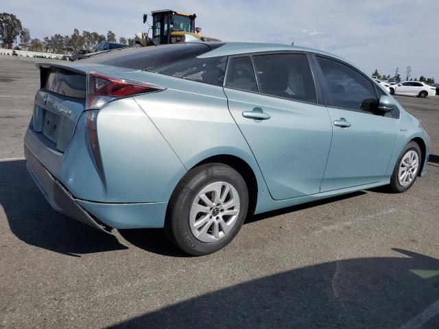 JTDKBRFU4H3552256 - 2017 TOYOTA PRIUS 青绿色 照片 3