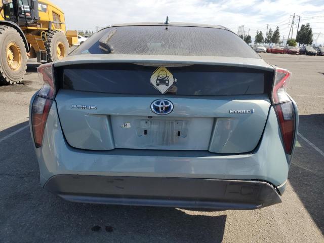 JTDKBRFU4H3552256 - 2017 TOYOTA PRIUS 青绿色 照片 6