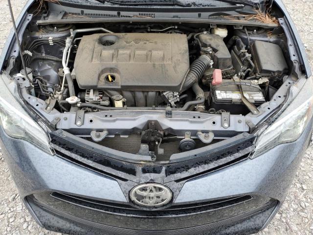 5YFBURHEXJP854163 - 2018 TOYOTA COROLLA L BLUE photo 11