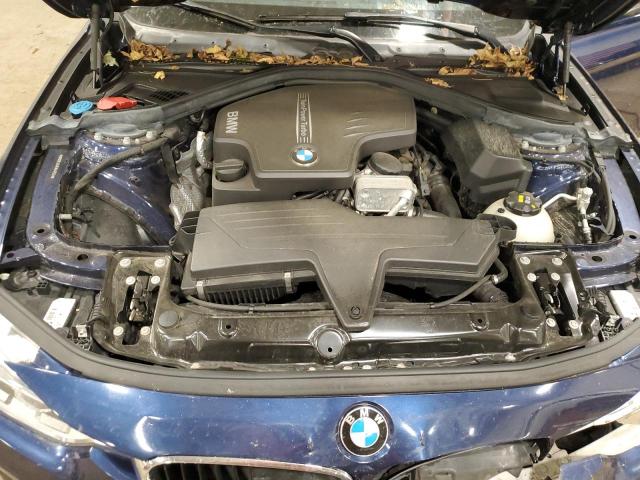 WBA8E5G58JNU47034 - 2018 BMW 320 XI BLUE photo 11