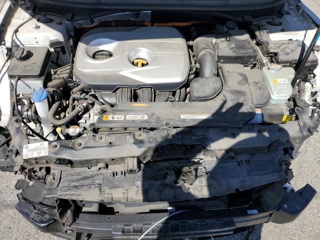 KMHE24L16HA043514 - 2017 HYUNDAI SONATA HYBRID WHITE photo 11