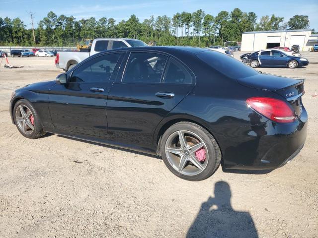 55SWF4KB9GU108559 - 2016 MERCEDES-BENZ C 300 4MATIC BLACK photo 2