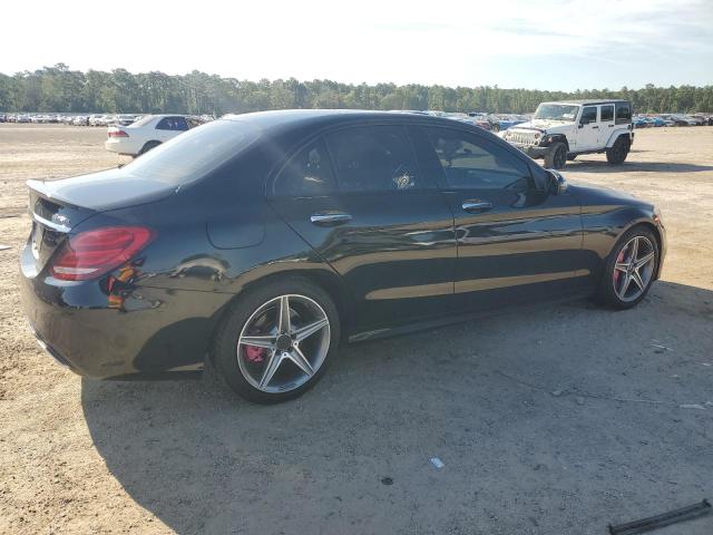 55SWF4KB9GU108559 - 2016 MERCEDES-BENZ C 300 4MATIC BLACK photo 3