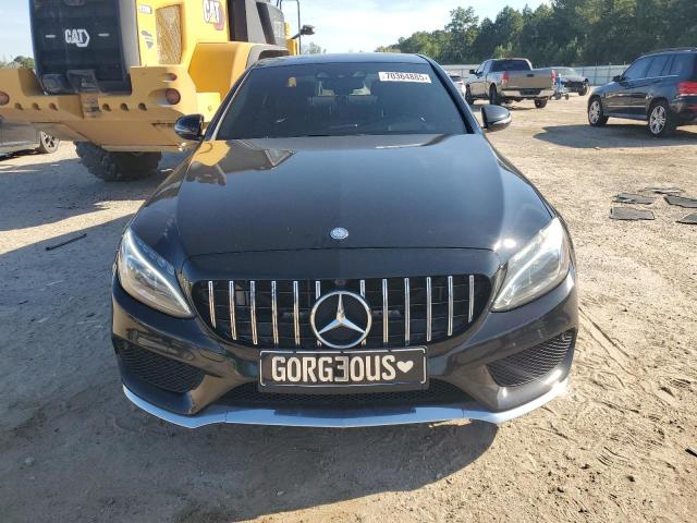 55SWF4KB9GU108559 - 2016 MERCEDES-BENZ C 300 4MATIC BLACK photo 5