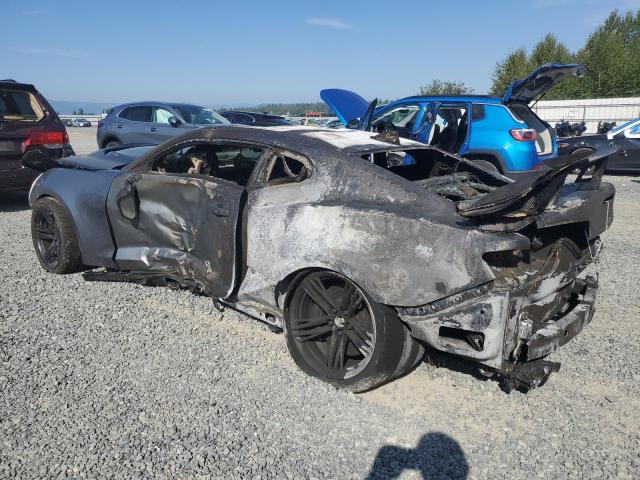 1G1FJ1R64M0104803 - 2021 CHEVROLET CAMARO ZL1 SILVER photo 2