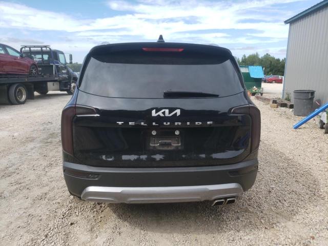 5XYP54HC4NG286930 - 2022 KIA TELLURIDE SX BLACK photo 6